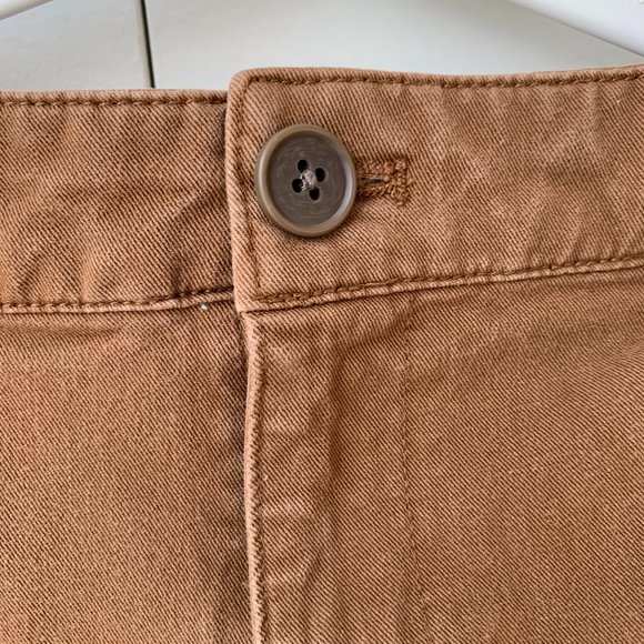 Muji Cotton Brown Wide Pants in M - Picture 2 of 8